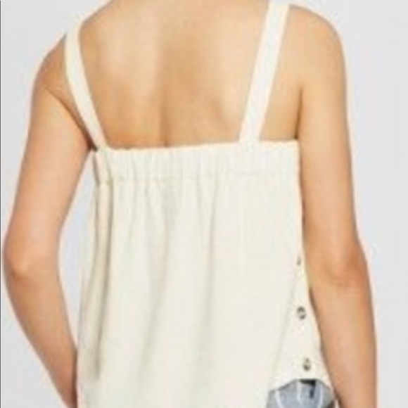 Universal Threads Thick Strap Tank with buttons - Picture 2 of 5